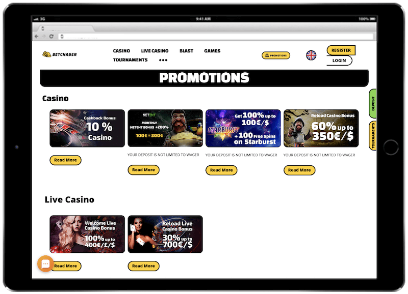 betchaser bitcoin casino bonus