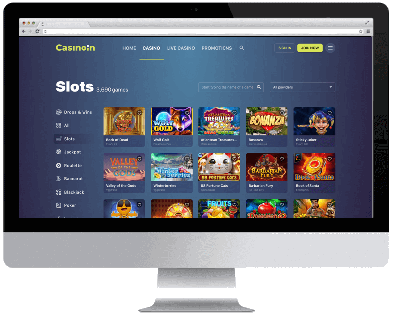  casinoin bitcoin casino games