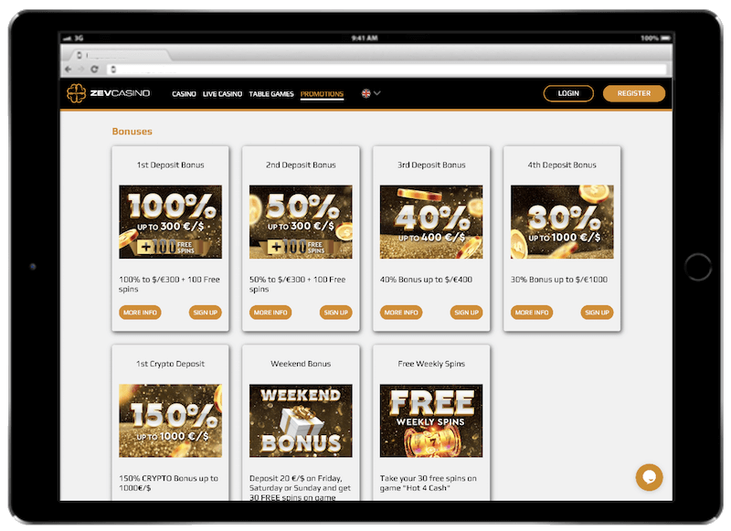 zev bitcoin casino bonus