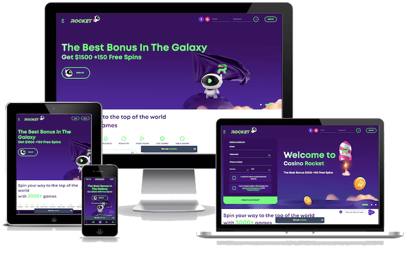 bitcoin casino rocket mobile