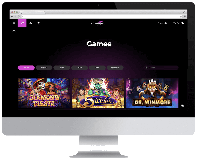 el royale casino bitcoin casino games