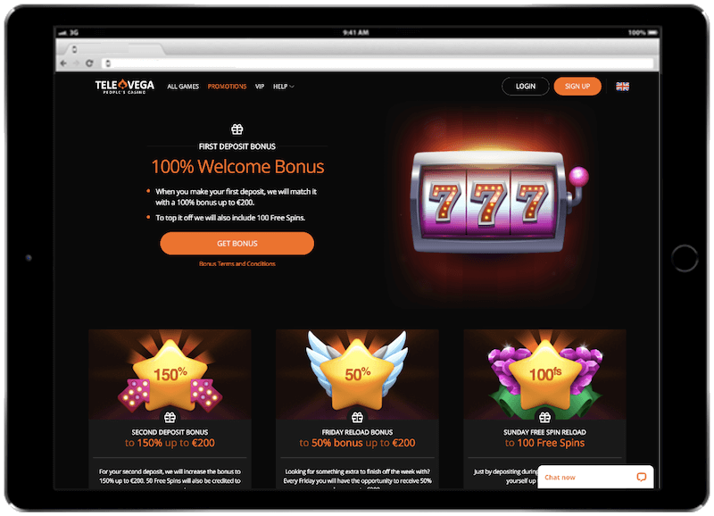 televega casino bitcoin casino bonus