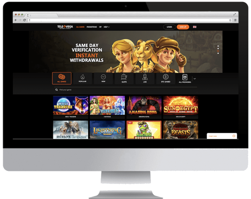 televega casino bitcoin casino games
